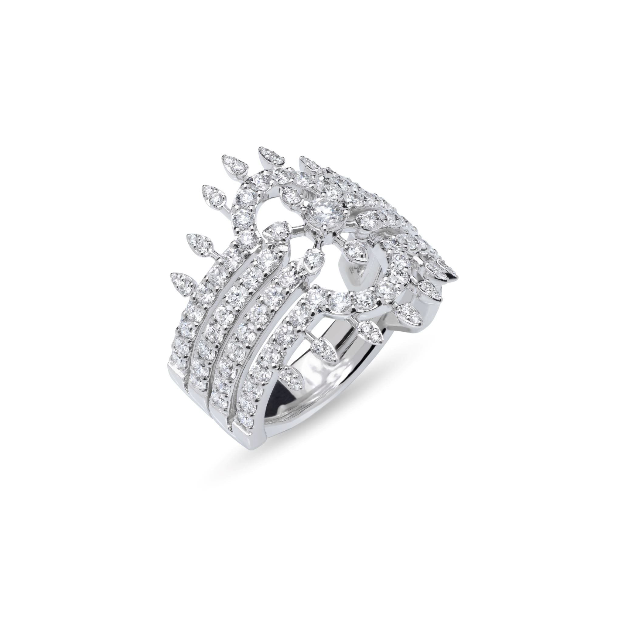 Sunset Diamond Ring