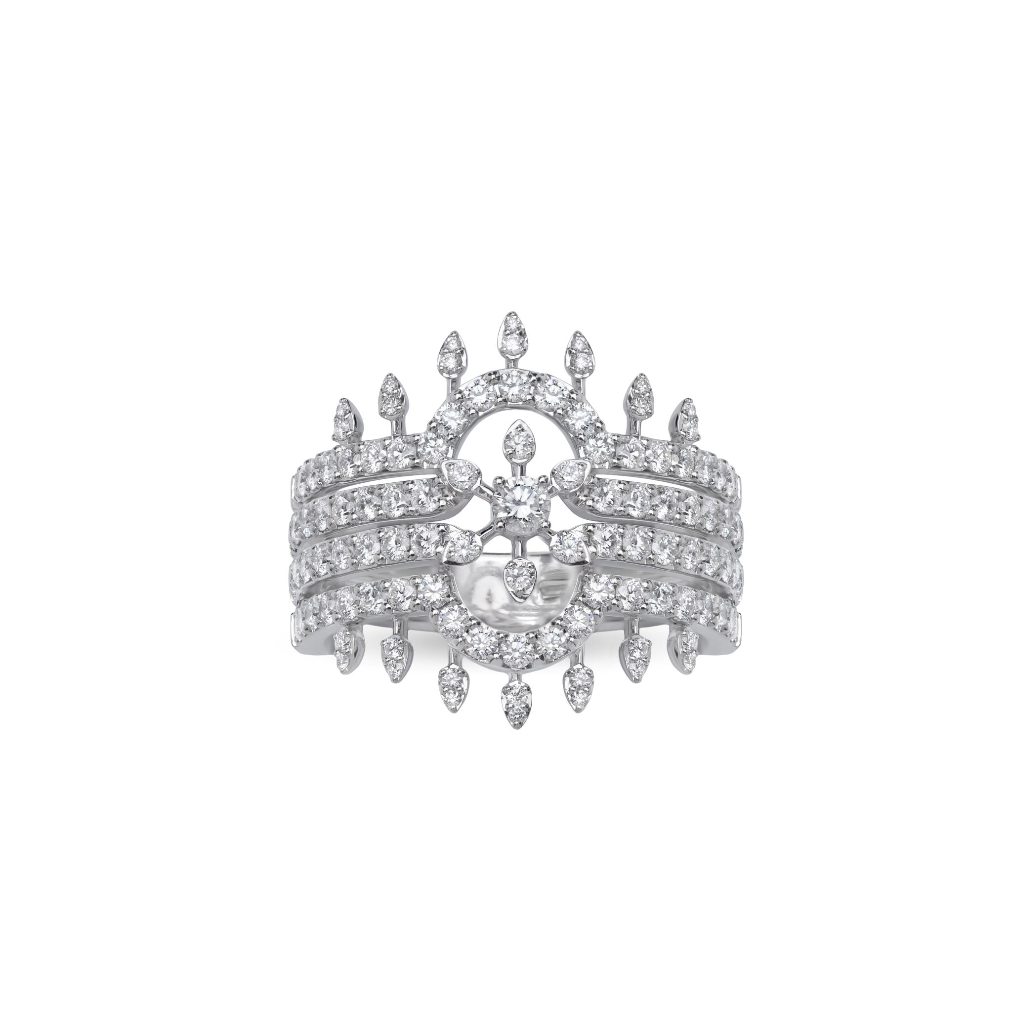 Sunset Diamond Ring
