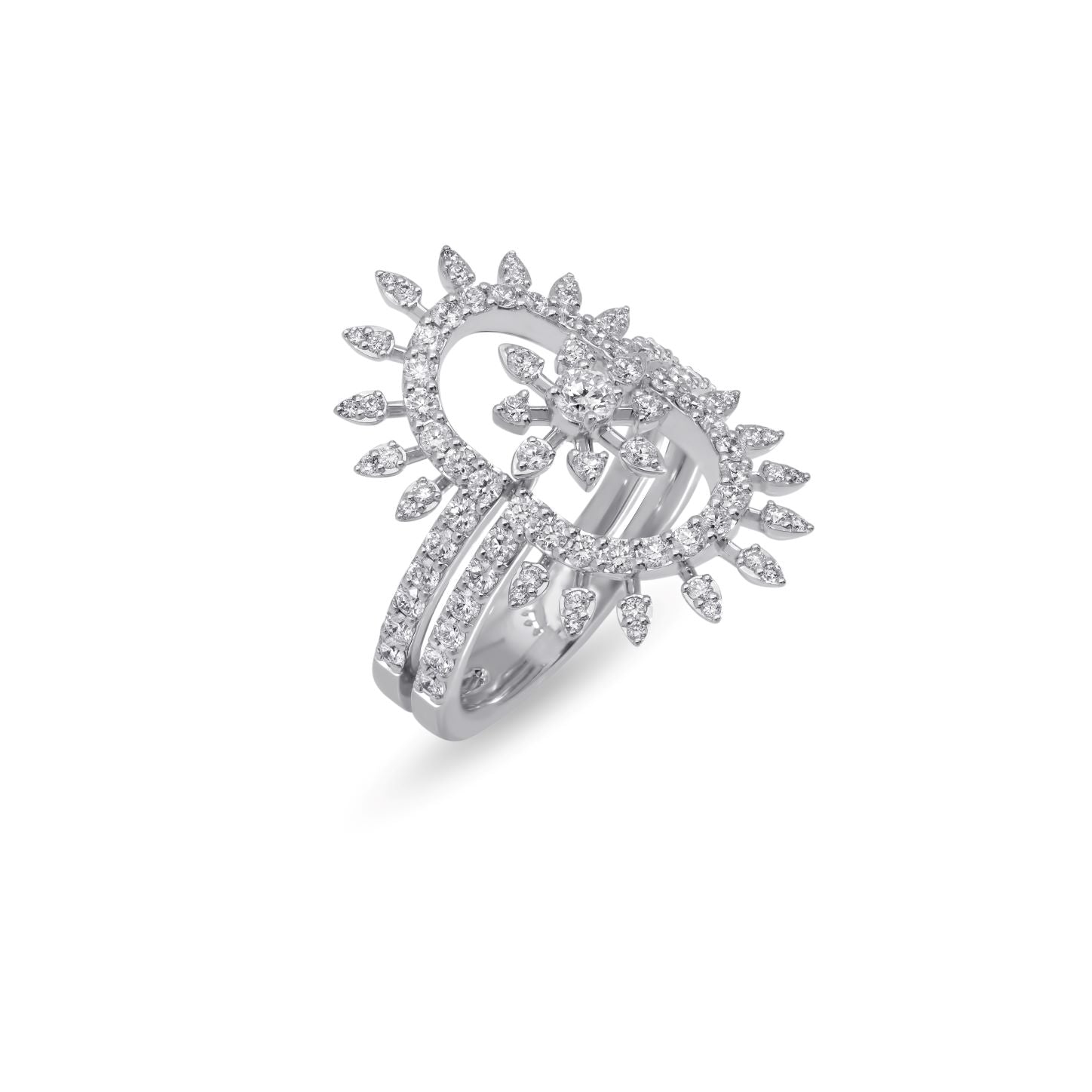 Sunset Diamond Ring
