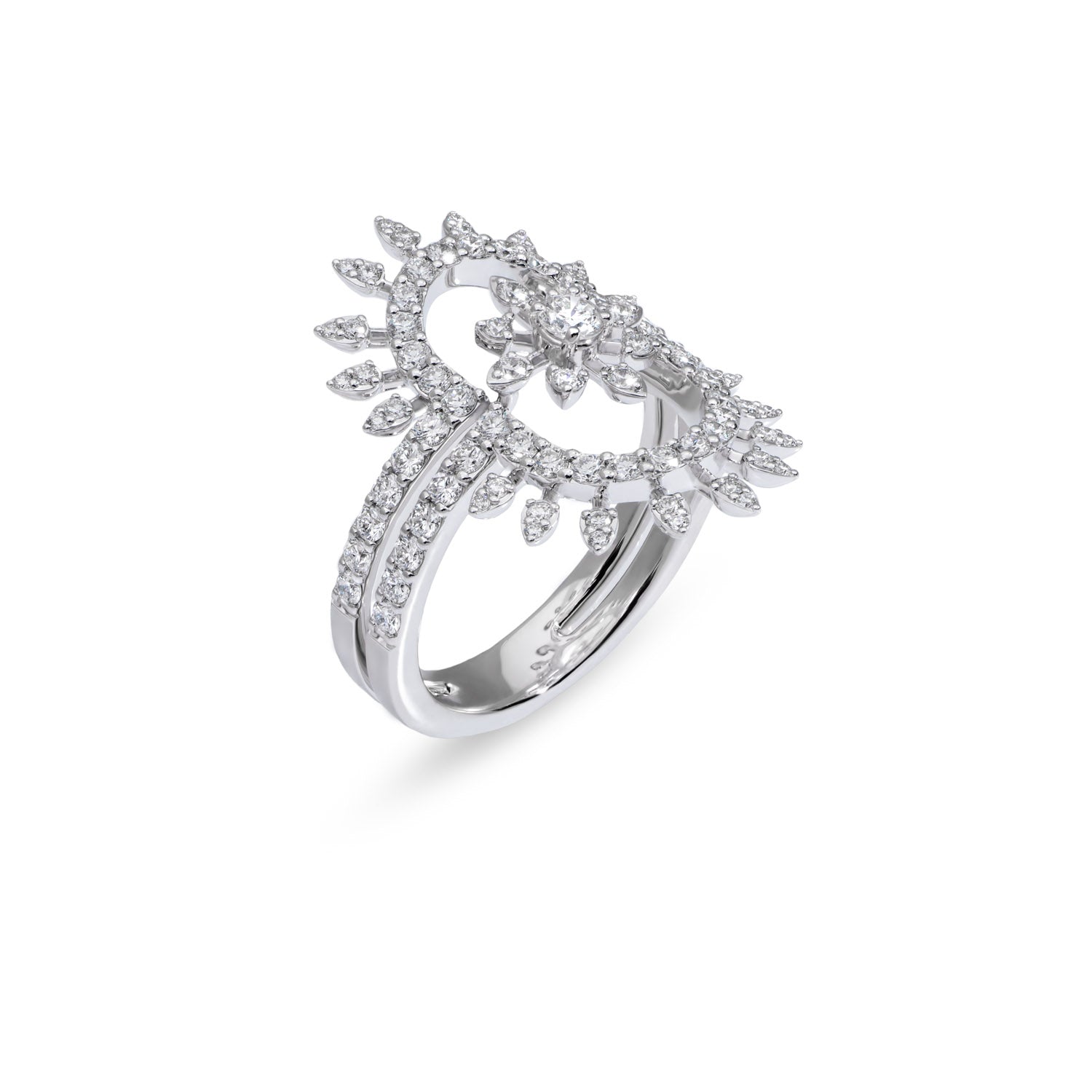 Sunset Diamond Ring