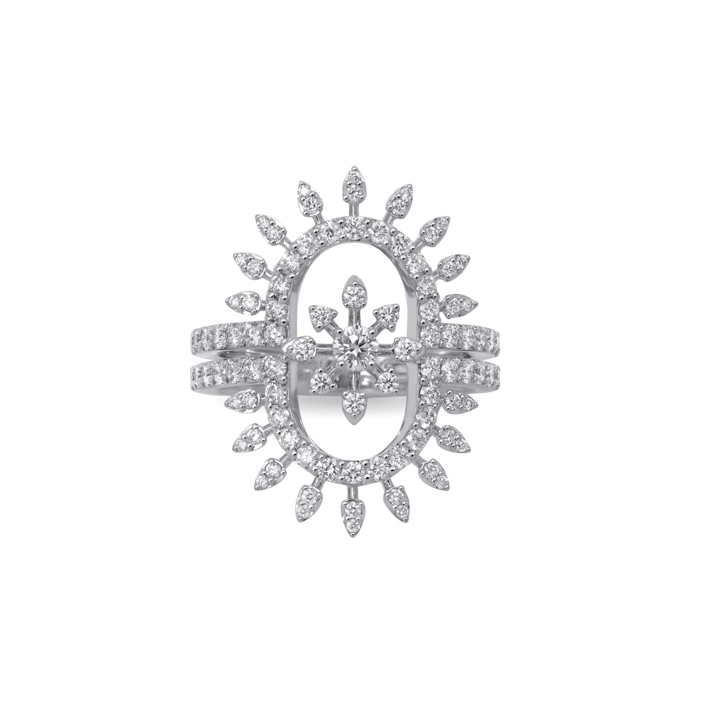 Sunset Diamond Ring