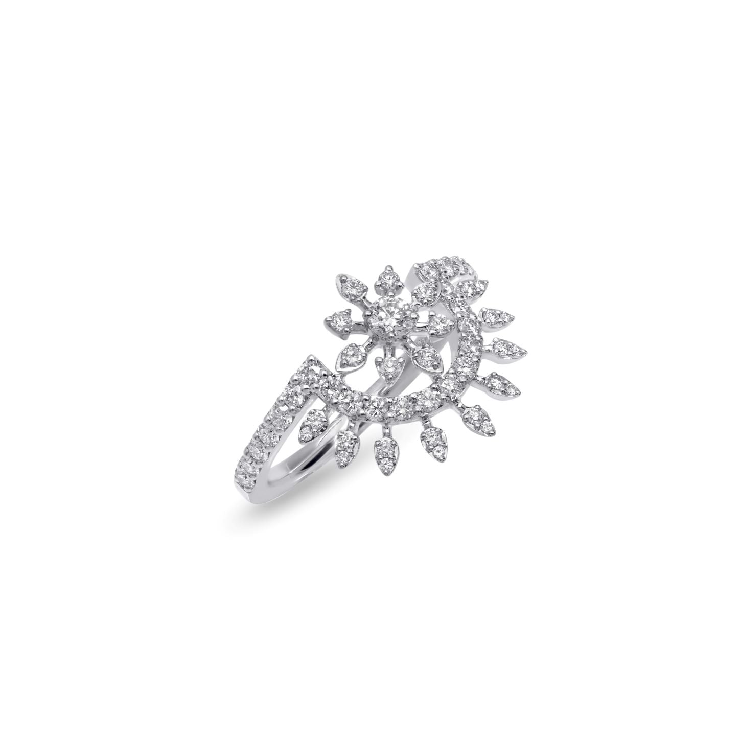 Sunset Diamond Ring