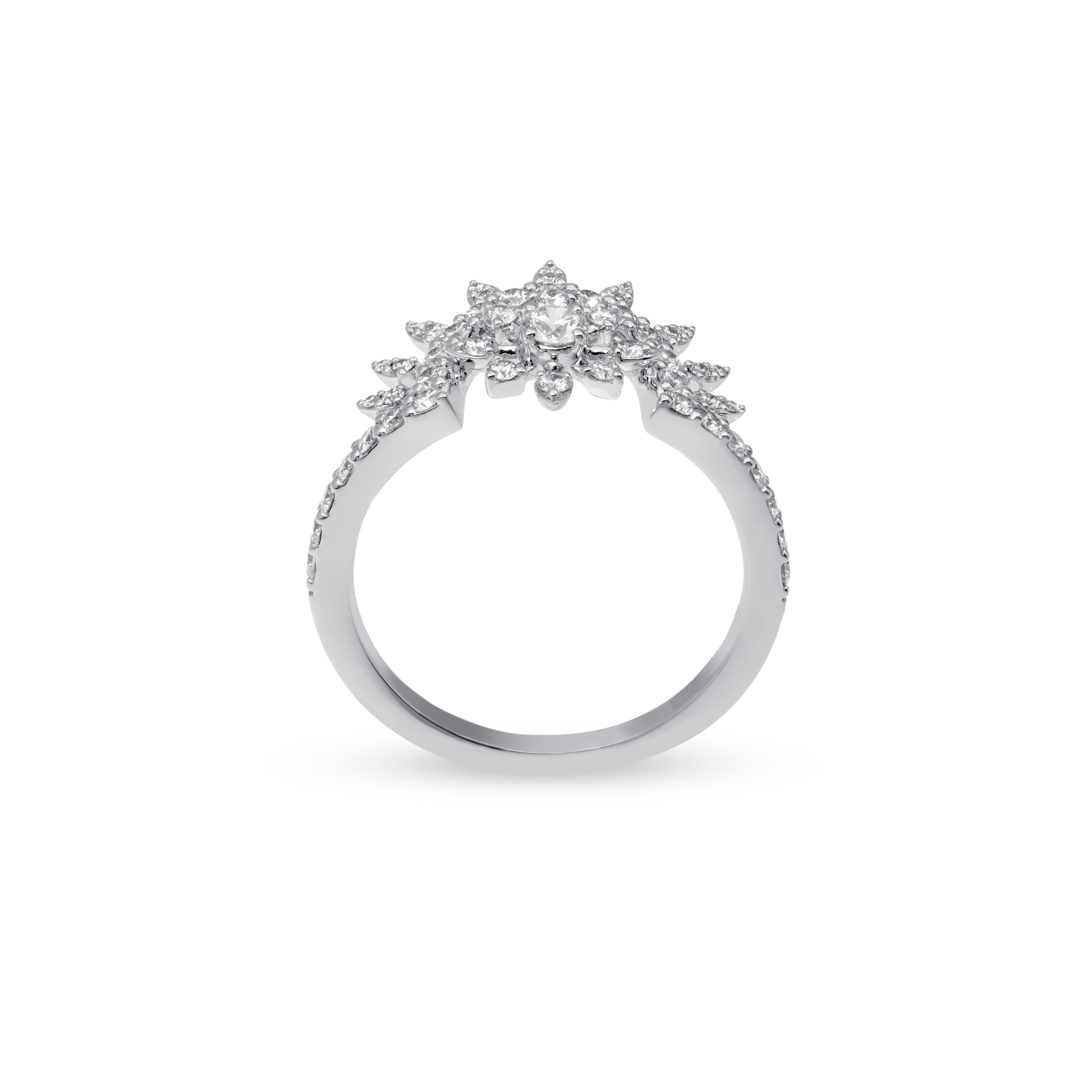 Sunset Diamond Ring