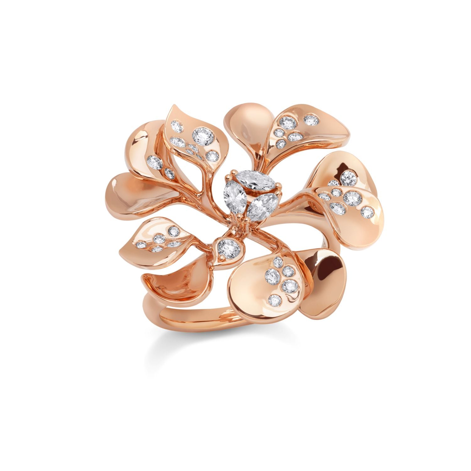 Ring mit Diamanttropfen