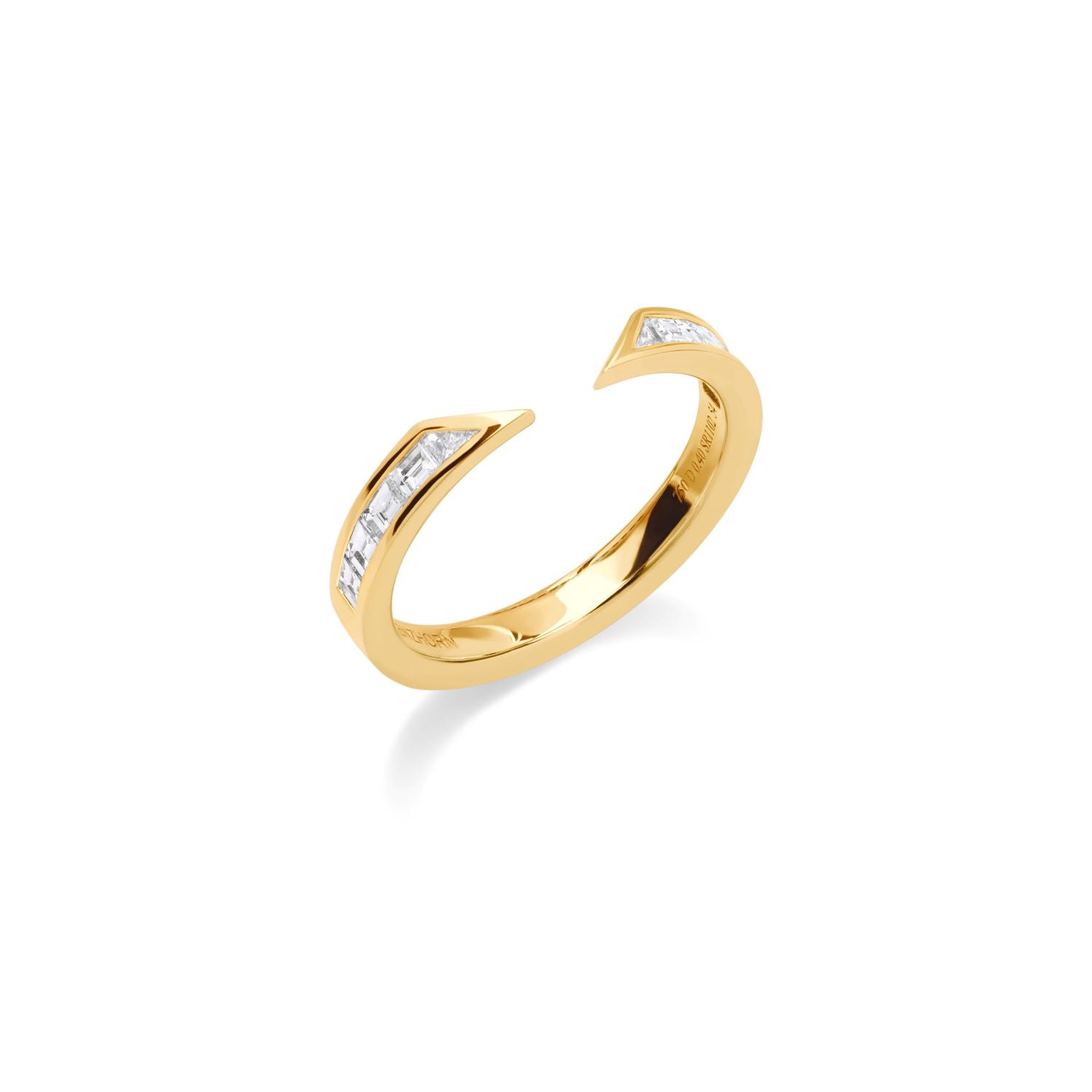 offener Baguette-Diamantring