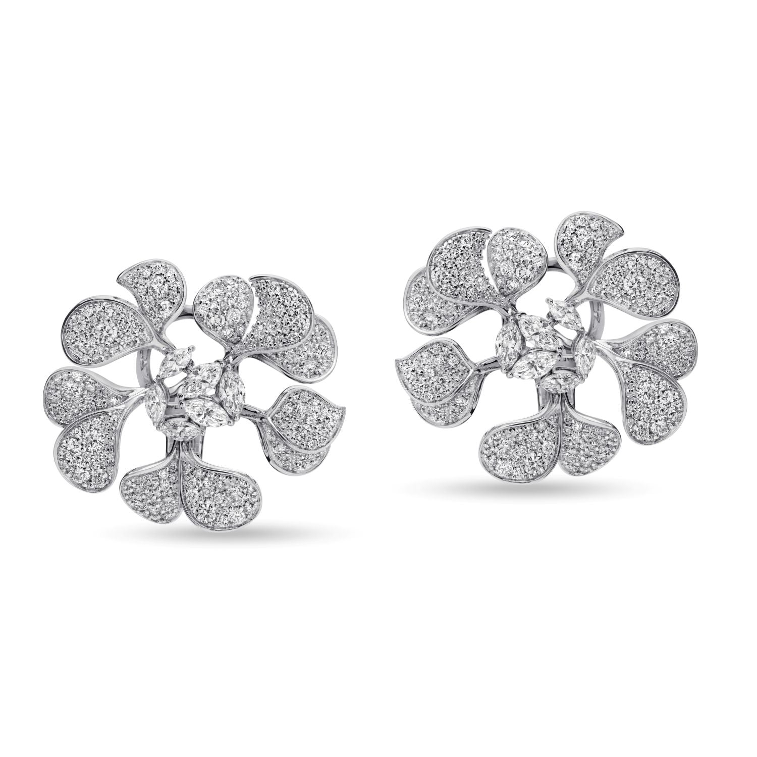 round Diamond Earrings