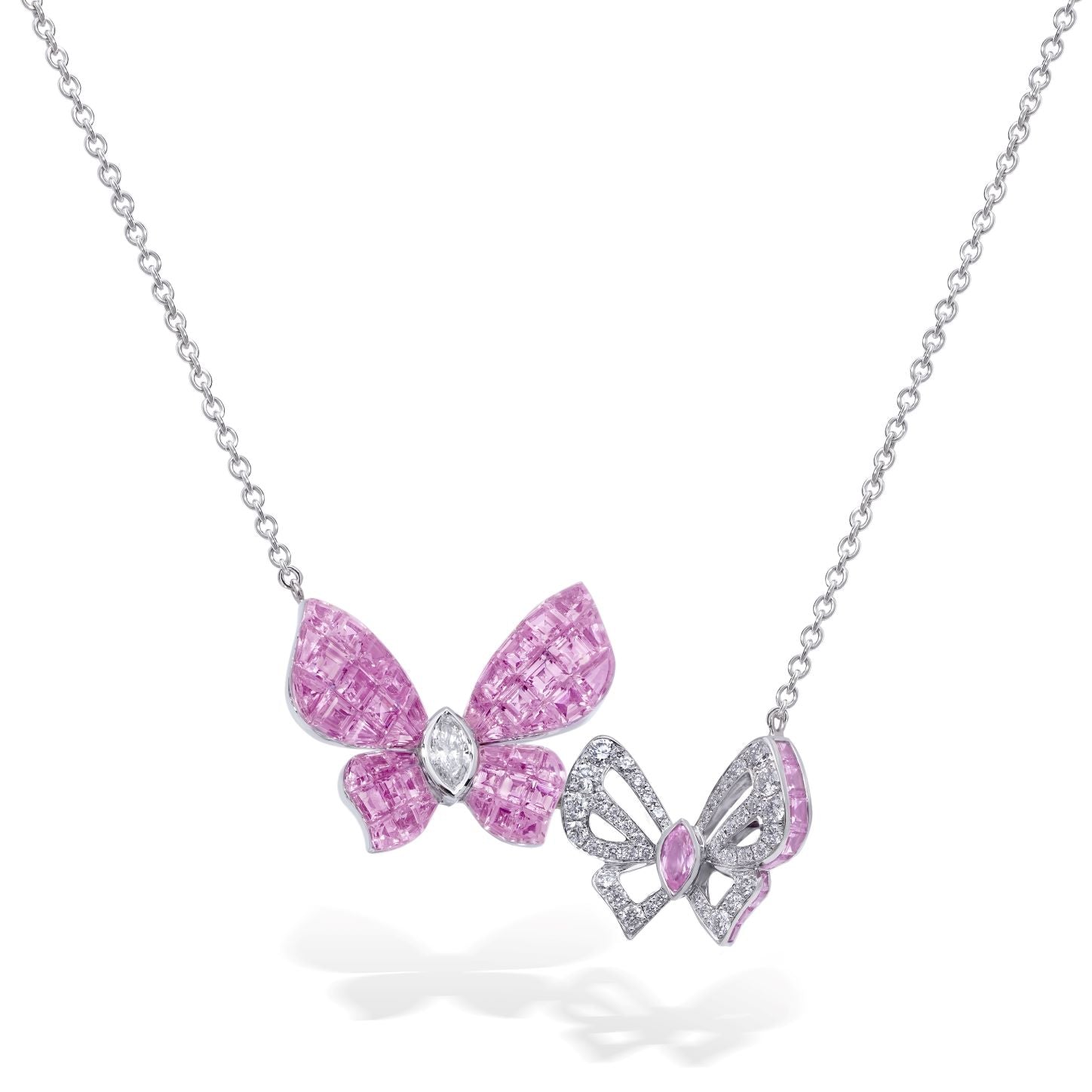 MADEMOISELLE B. Pink Sapphire Necklace