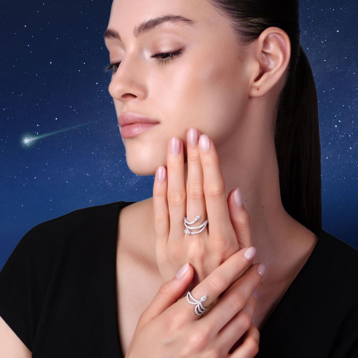 Starlight Diamond Ring