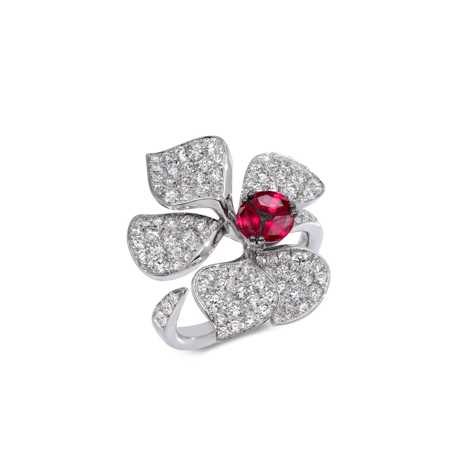 À FLEUR DE PARIS Rubin Ring