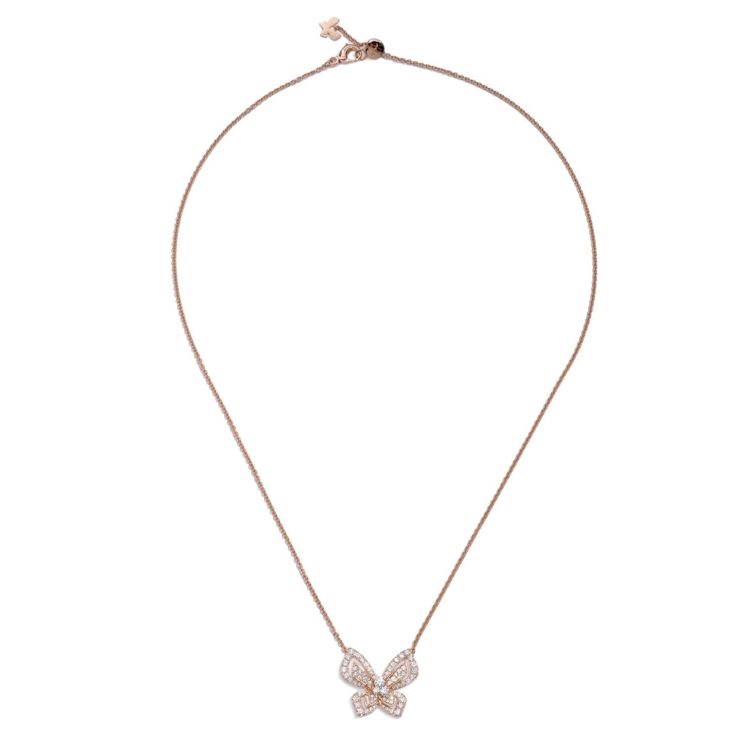 PICCOLE SONATE Butterfly Diamond Necklace