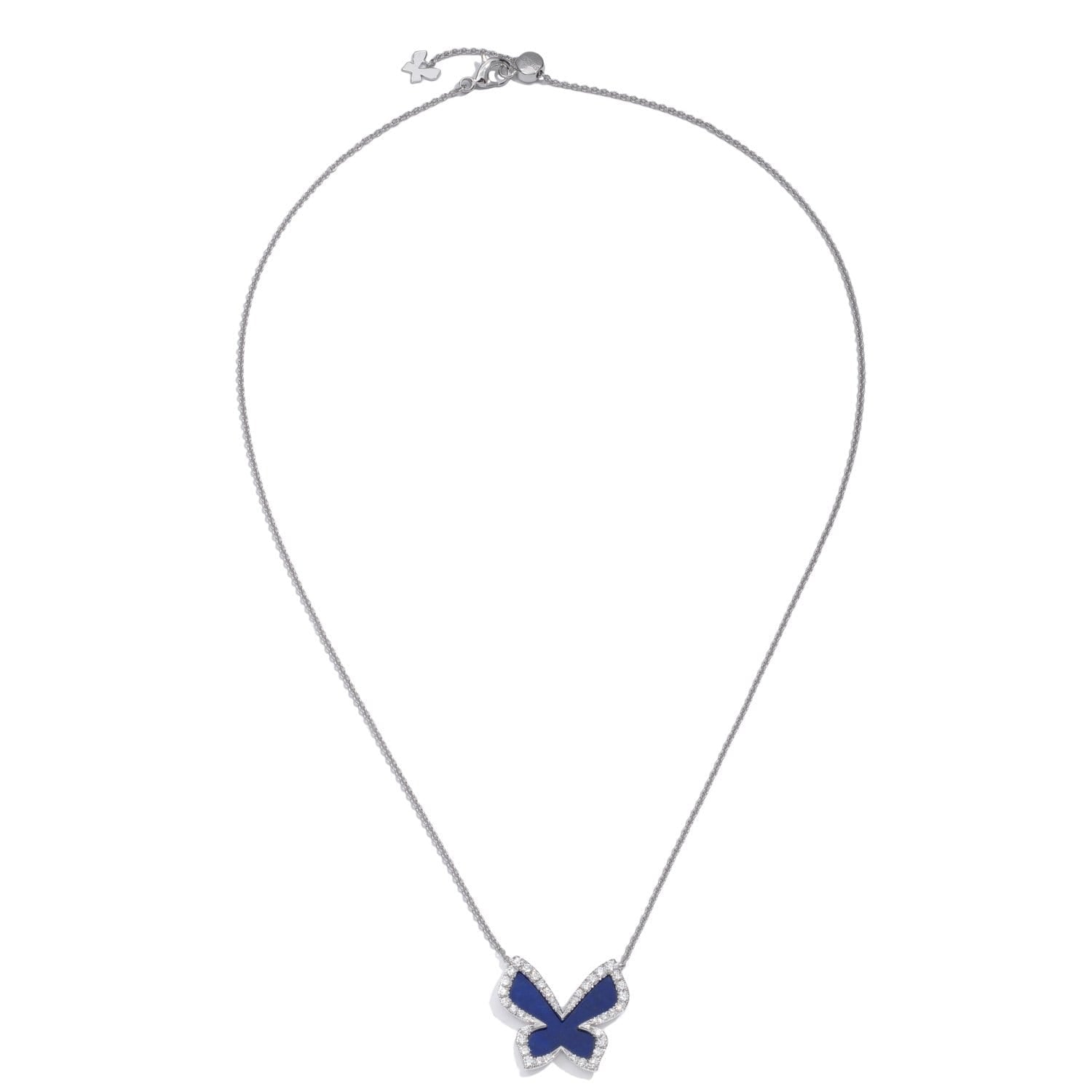 PICCOLE SONATE Butterfly Necklace with Lapis Lazuli